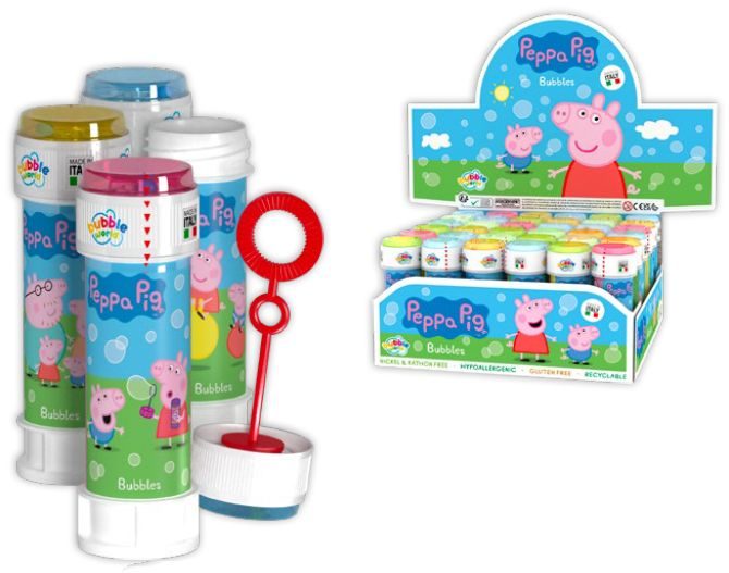 Bulles Peppa Pig 60ml - 4 Assortiments Amusants