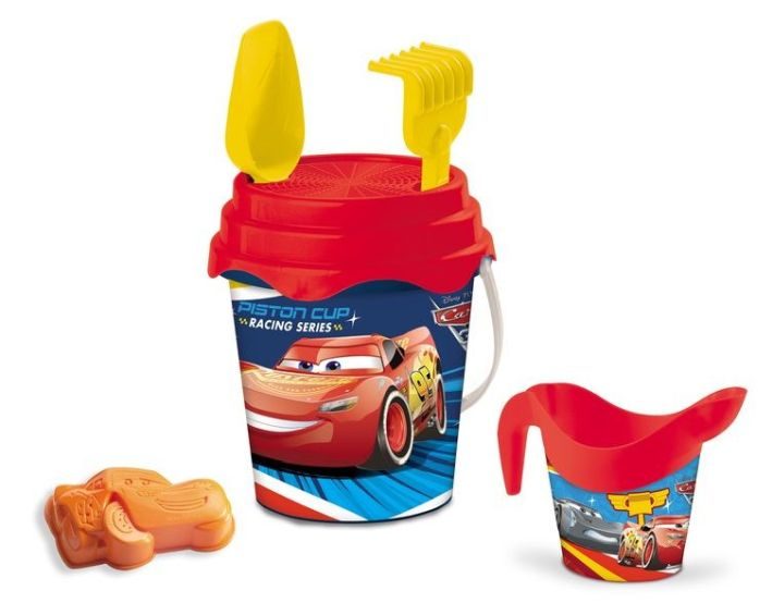 Cars Emmer met Gieter en Accessoires - Speelplezier voor Kinderen