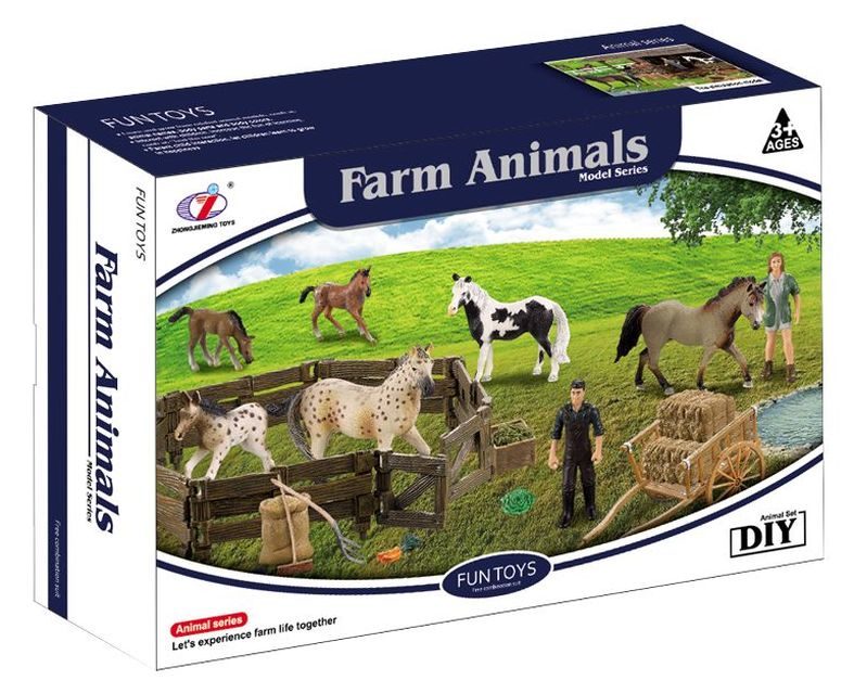 Set de jeu de ferme amusante et éducative pour enfants