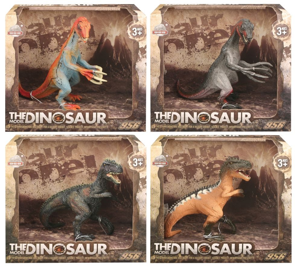 Dinosaure solide moyen 20x10x18 - Assortiment amusant