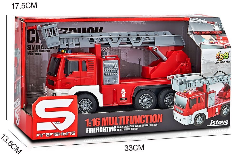 1/16 Inertia Brandweerwagen met Ladder