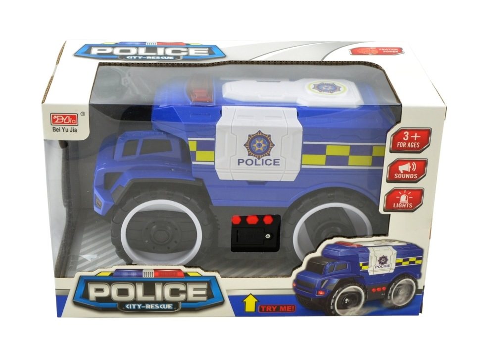 Véhicule d'Intervention Police avec Lumières et Sons