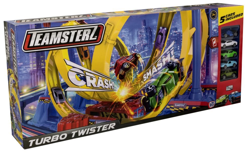 Turbo Twister avec 5 voitures - Teamsterz