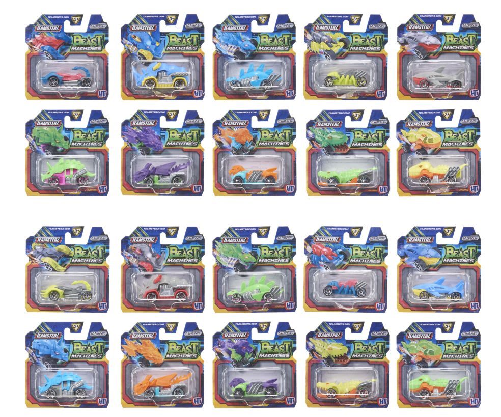 Teamsterz Diecast Auto op Blister - Enkele Eenheid