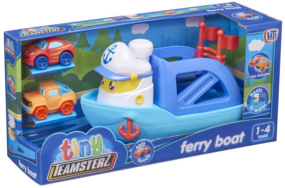 Tiny Teamsterz Ferry Boot met 2 Auto's - Speelplezier!