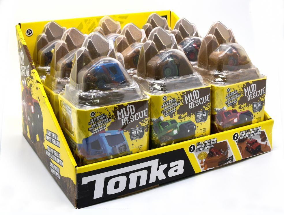 Tonka Metal Movers Mud Rescue - Set van 9 Stuks