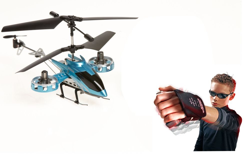 R/C Helikopter Handschoen - 4 Kanaals Besturing