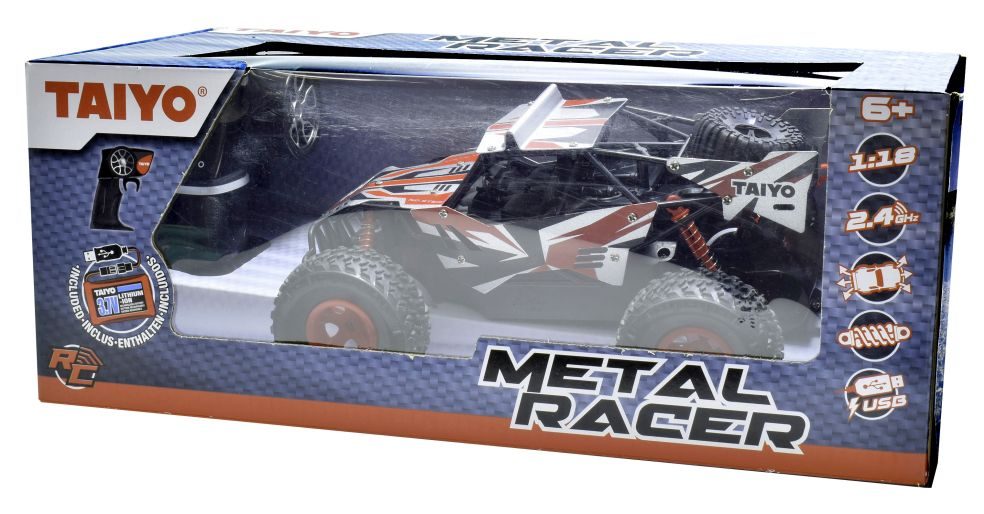 R/C Metal Racers 1:18 - Assortiment van Stalen Auto's