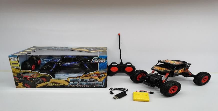 RC 1:18 Rock Climbing Wild Monster - Offroad Avontuur in Zwart of Blauw