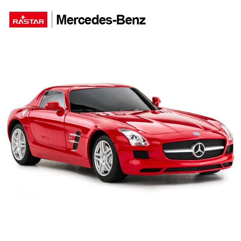 Mercedes-Benz SLS AMG R/C Auto - Rood 1:24 schaal