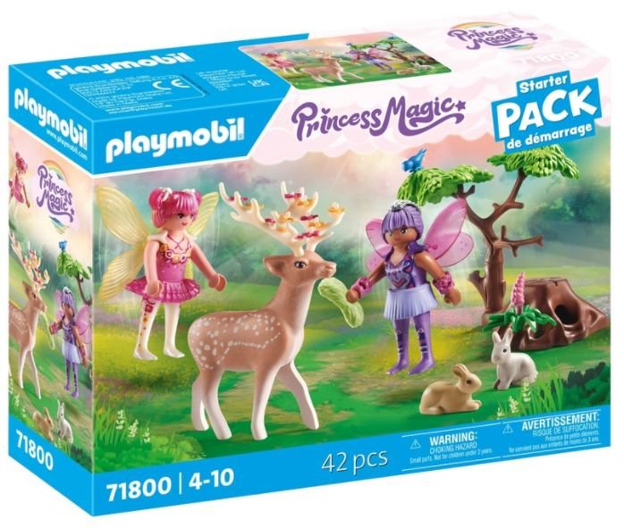 Playmobil - Pack de fées et animaux de la forêt