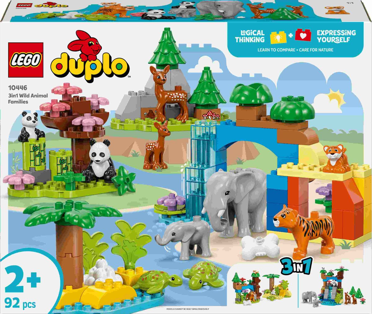 LEGO DUPLO - 3-in-1 families van wilde dieren 10446