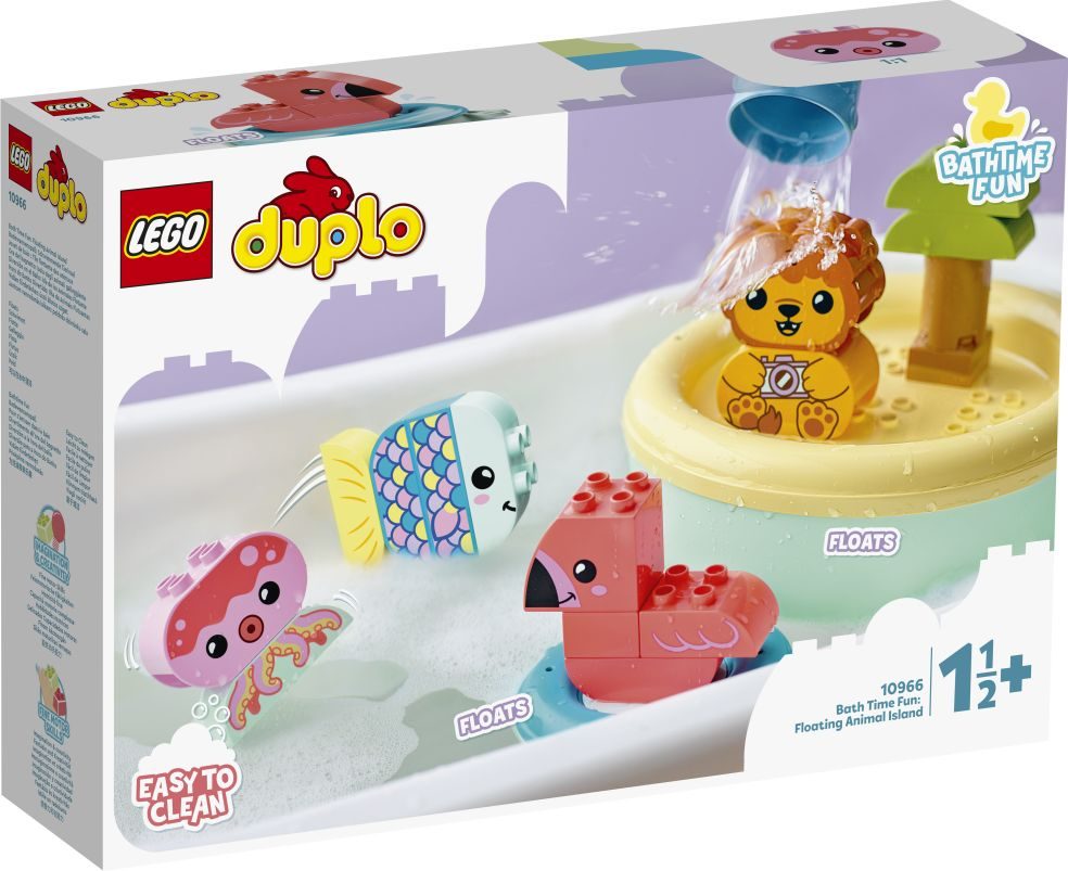 LEGO DUPLO - Île flottante des animaux pour le bain