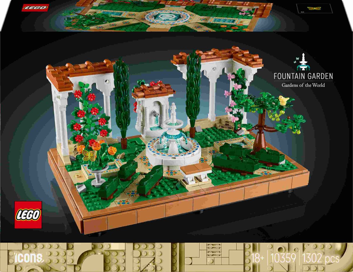 LEGO Icons - Tuin met fontein 10359