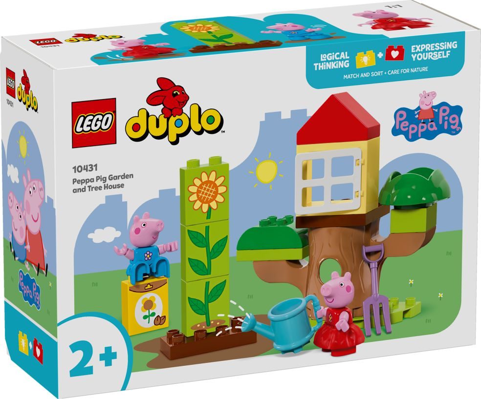 LEGO DUPLO - Jardin et Cabane de Peppa Pig