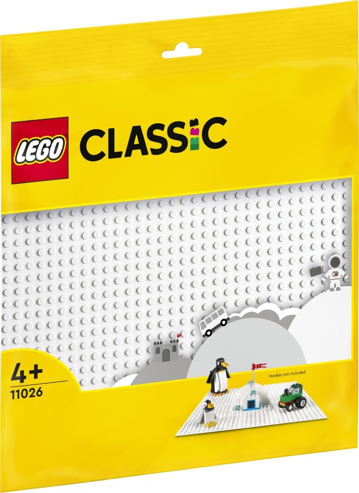Plaque de base blanche LEGO Classic pour vos créations