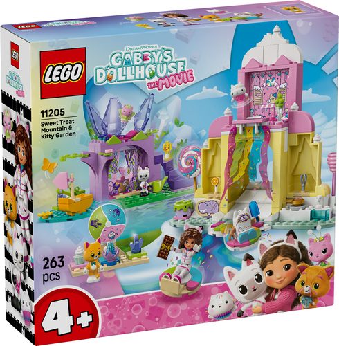 LEGO Gabby's Dolhouse - Montagne de Gourmandises & Jardin des Chatons 11205