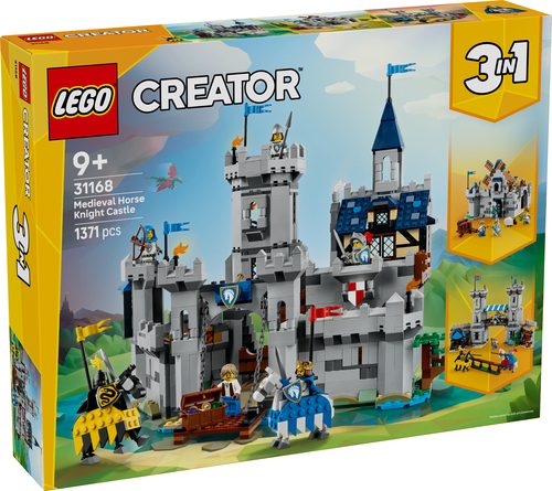 LEGO Creator - Middeleeuws kasteel met ridders te paard 31168