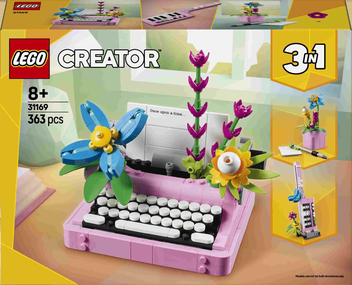 LEGO Creator 3-1 : Machine à écrire avec fleurs