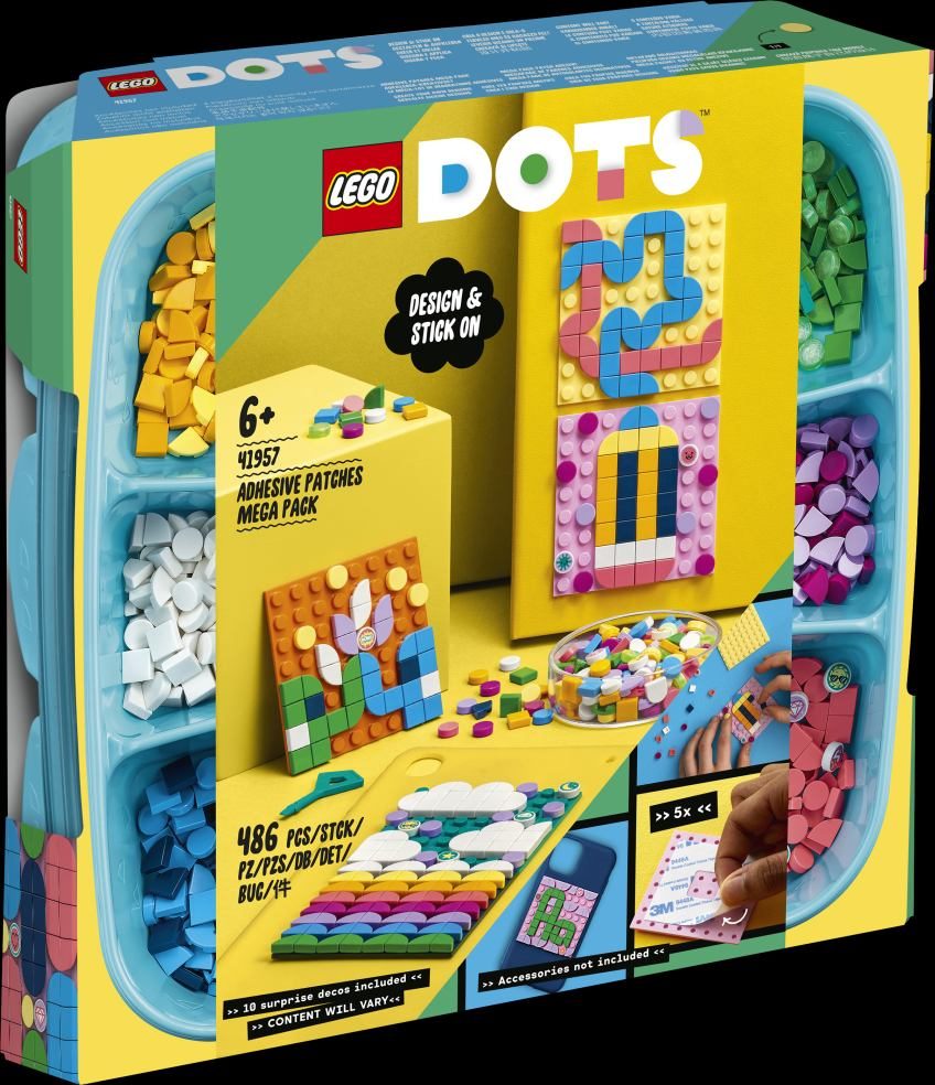 LEGO DOTS - Set géant de patchs autocollants créatifs