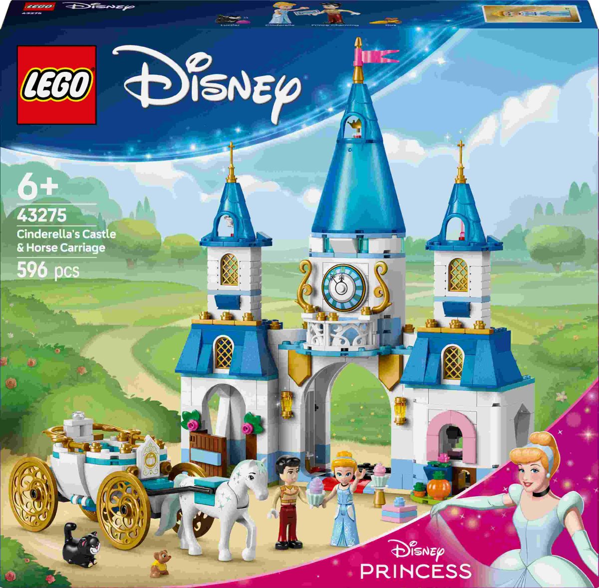 LEGO Disney - Château et carrosse d'Assepoester