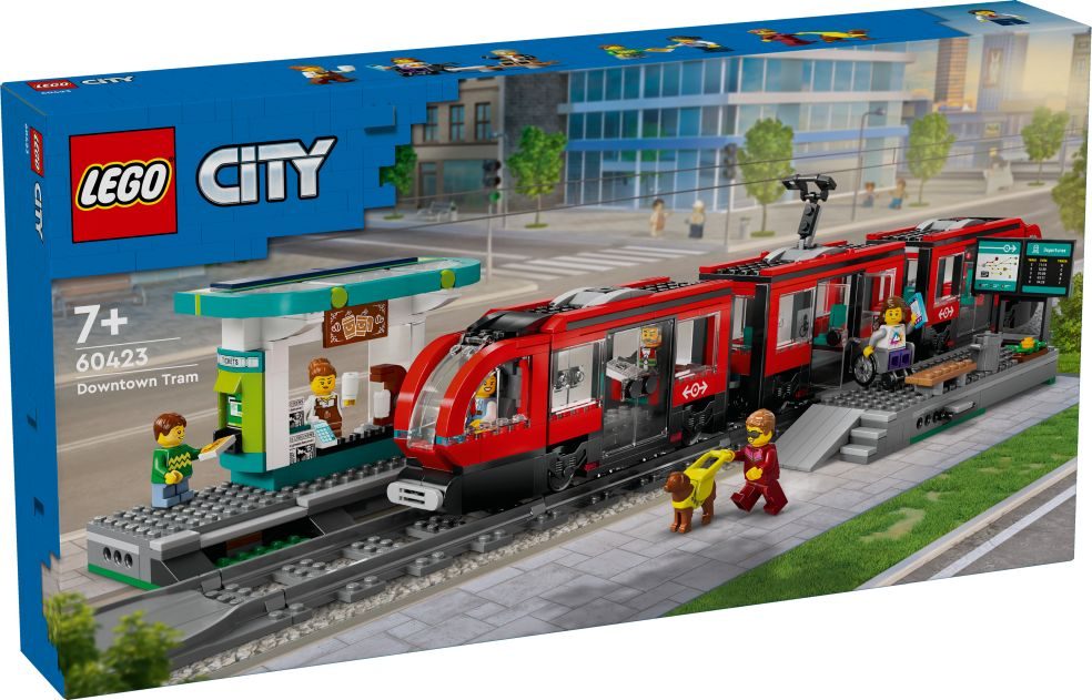 LEGO City Stadstram en Station - Bouwset voor Avonturen