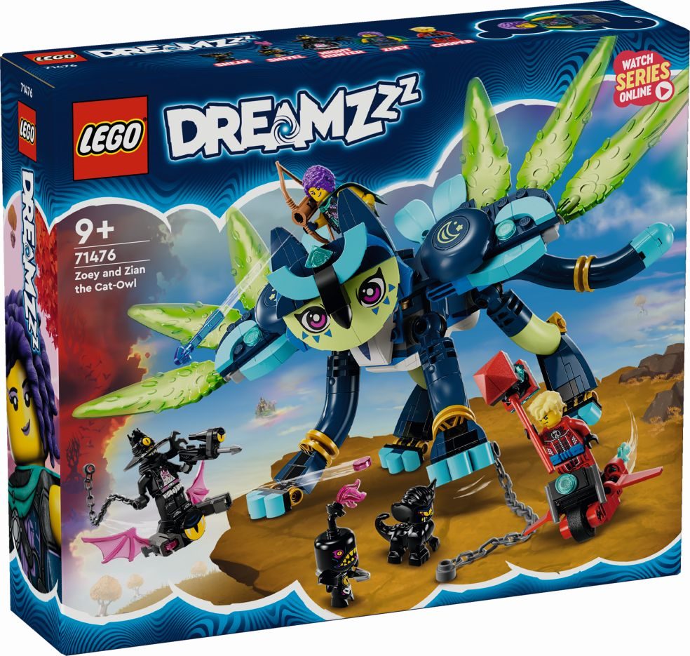 LEGO Dreamzzz - Zoey en Zian de Katten-Hibou