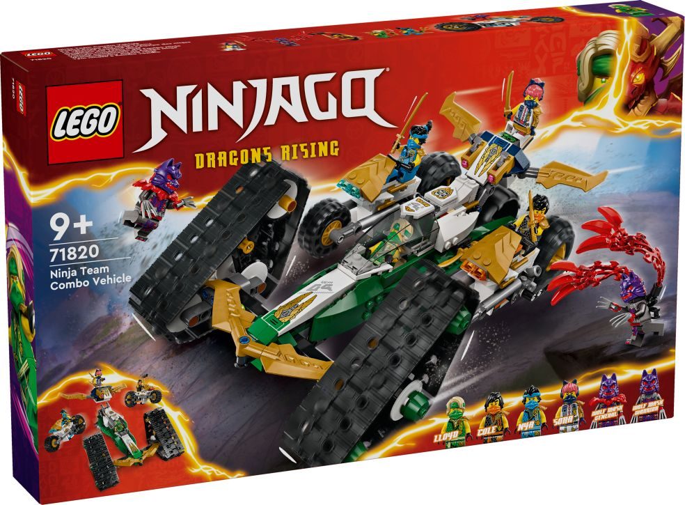 LEGO Ninjago - Véhicule combiné d'équipe Ninja 71820