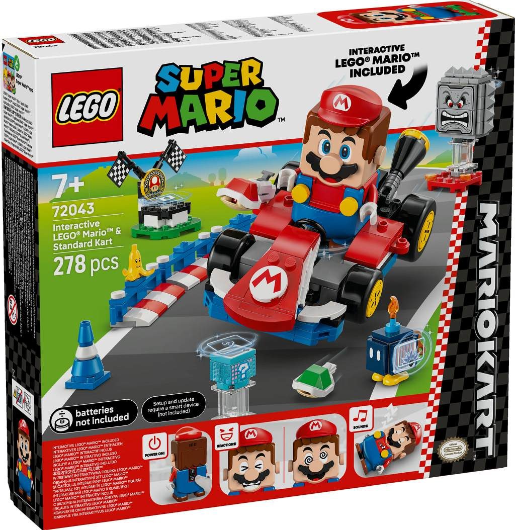 LEGO Super Mario - Mario Kart - Interactieve Mario & Standaard Kart72043