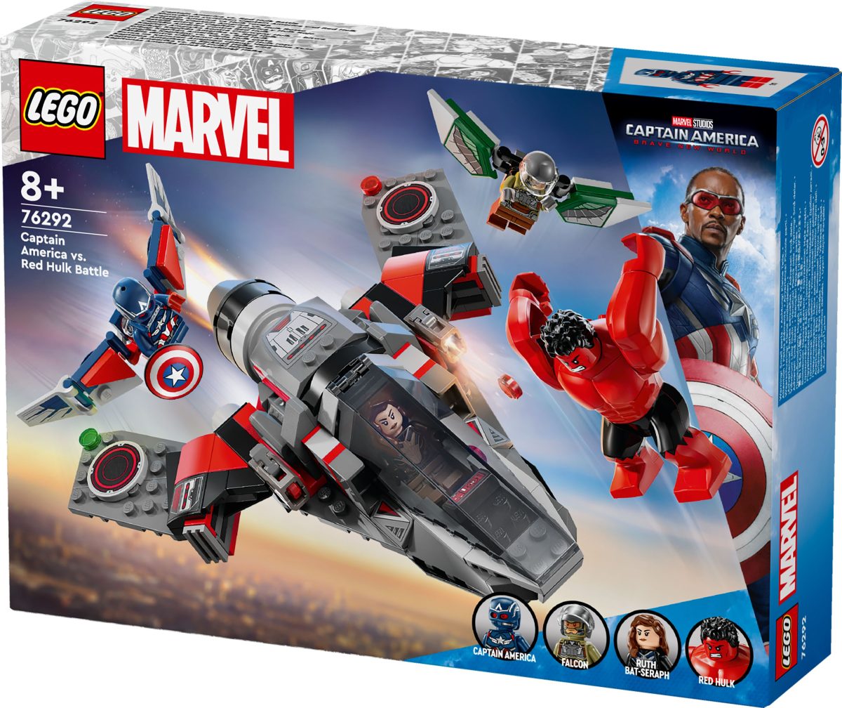 LEGO Marvel Captain America vs Rode Hulk Duel Set
