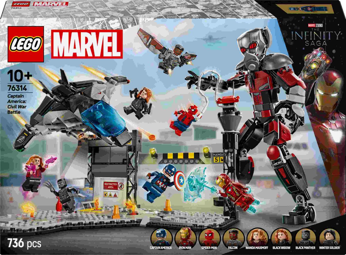 LEGO Marvel Captain America: Civil War Actiescène 76314