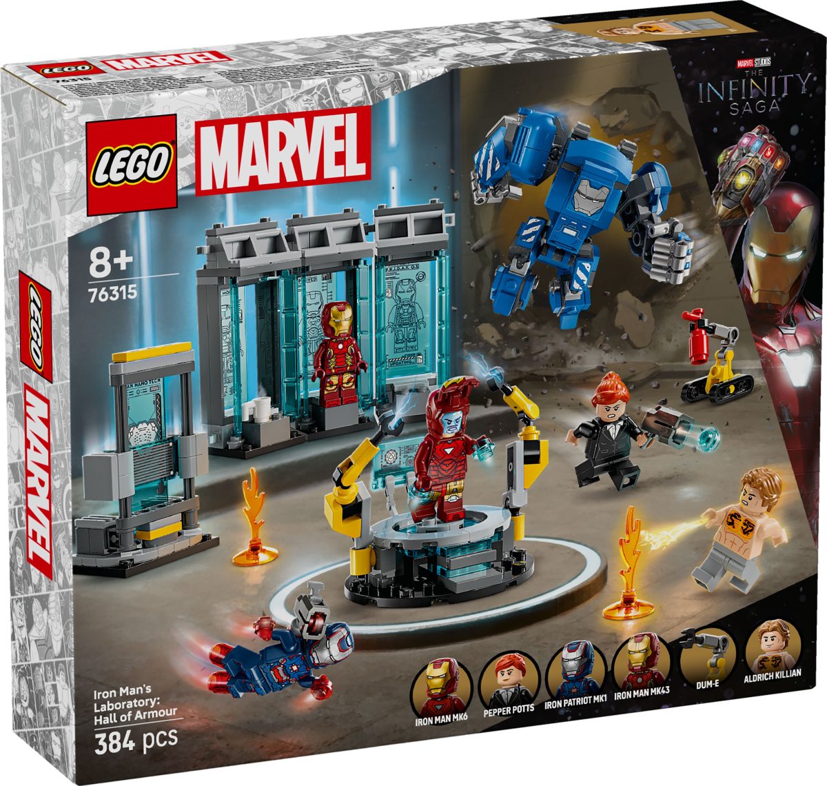 LEGO Marvel Iron Man Laboratorium: Harnasruimte 76315