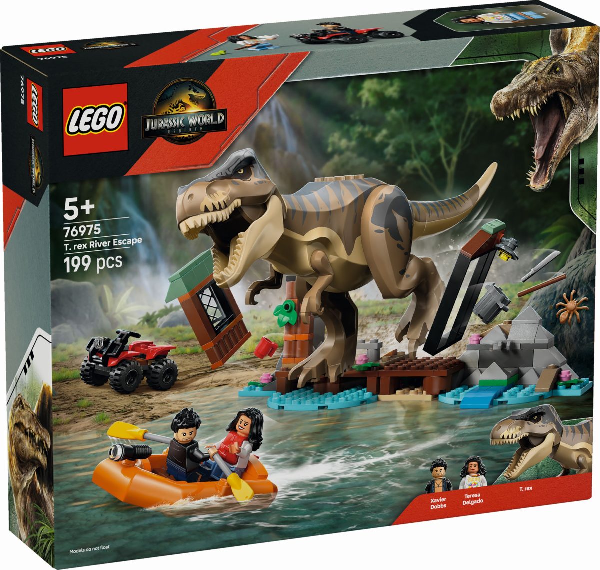 LEGO Jurassic World - T-Rex Rivierontsnapping 76975