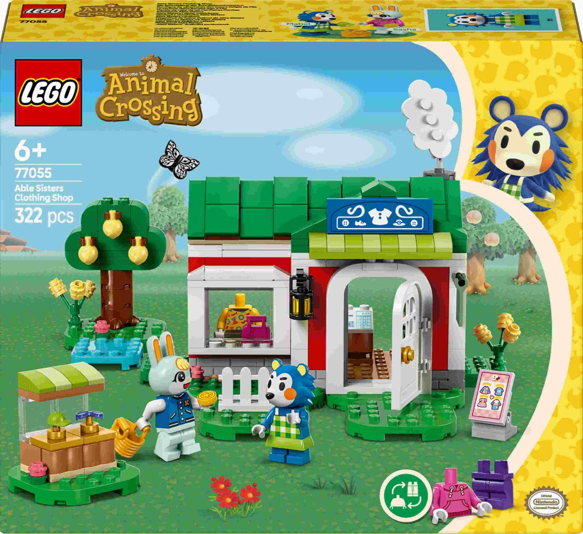LEGO Animal Crossing - Kleermakerij van de zusjes Able
