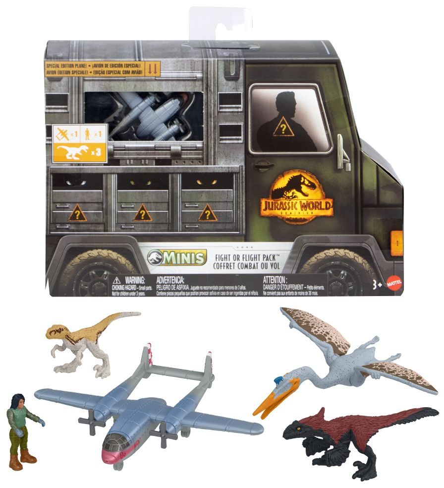 Jurassic World Minis Multipack - Assortiment van Dinosaurusfiguren