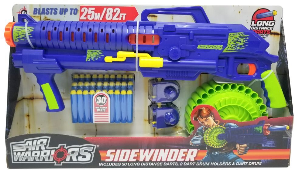 Fléchettes longue distance Sidewinder avec 30 pièces - Buzzbee