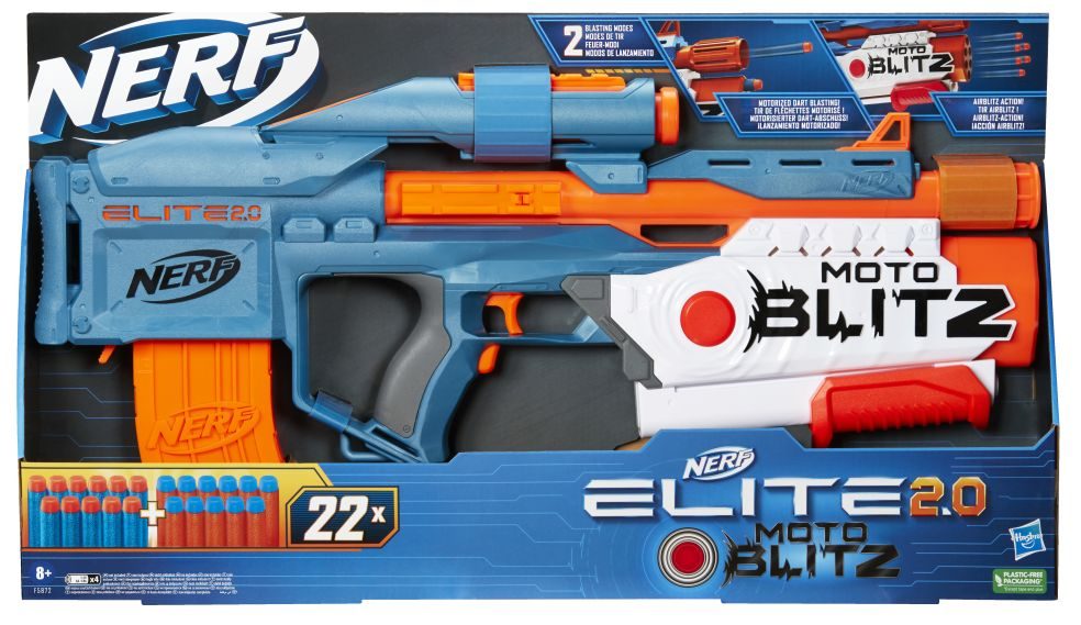 NERF Elite 2.0 Motoblitz CS 10 - Blaster voor Actie en Avontuur