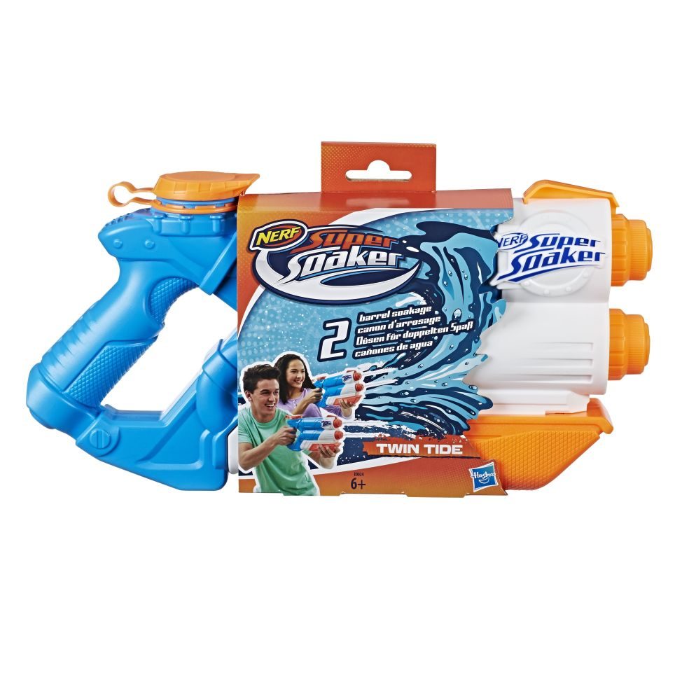 NERF Super Soaker Twin Tide - Pistolet à eau dynamique