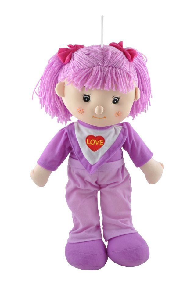 Poupée en chiffon douce 45 cm - Idéale pour câlins
