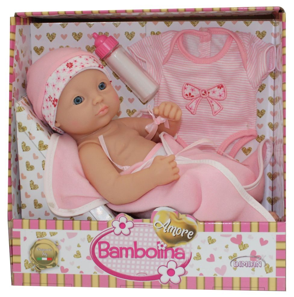 Amore Pop Newborn met Accessoires - 34 cm