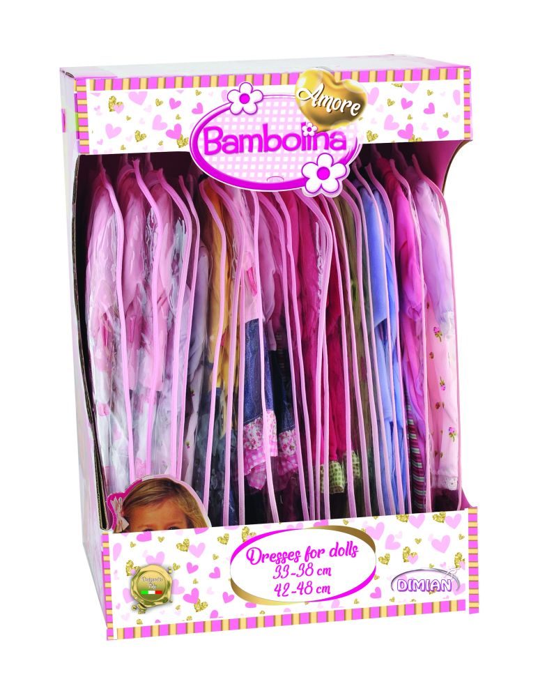 Vêtements pour poupées 33-38 cm - Ensemble de 18 pièces