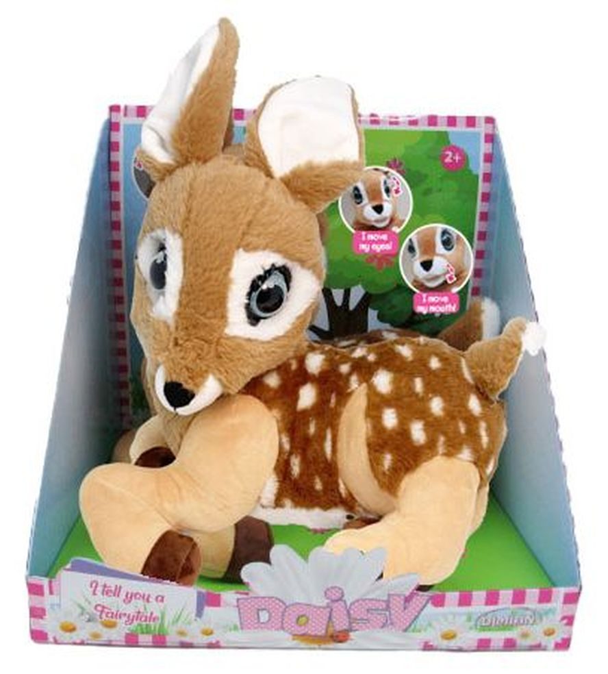 Pluche Daisy met Glitterogen en Verhaaltjesfunctie
