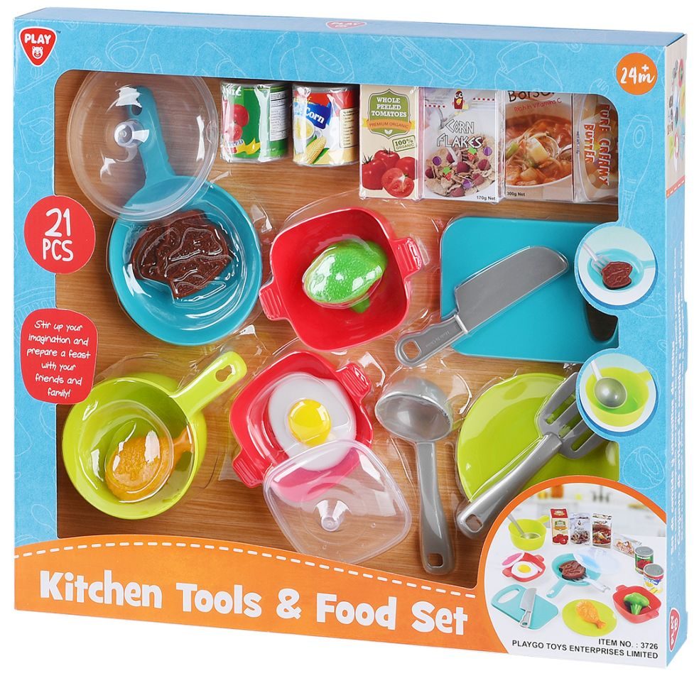 Keukengereedschap en Voedselset - 21 Delig Set