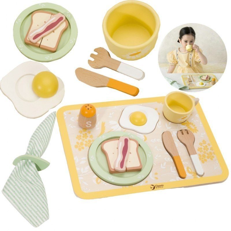 Vintage Ontbijt Tray - Stijlvol en Functioneel