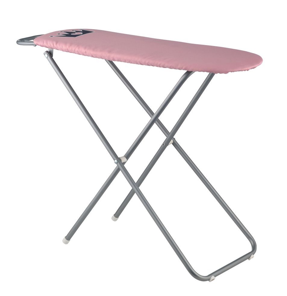 Strijkplank Kroon+ - Grijs/Roze, Stijlvol en Functioneel