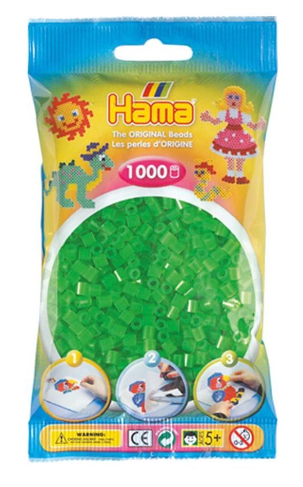Hama Strijkkralen Neon Groen - 1000 Stuks
