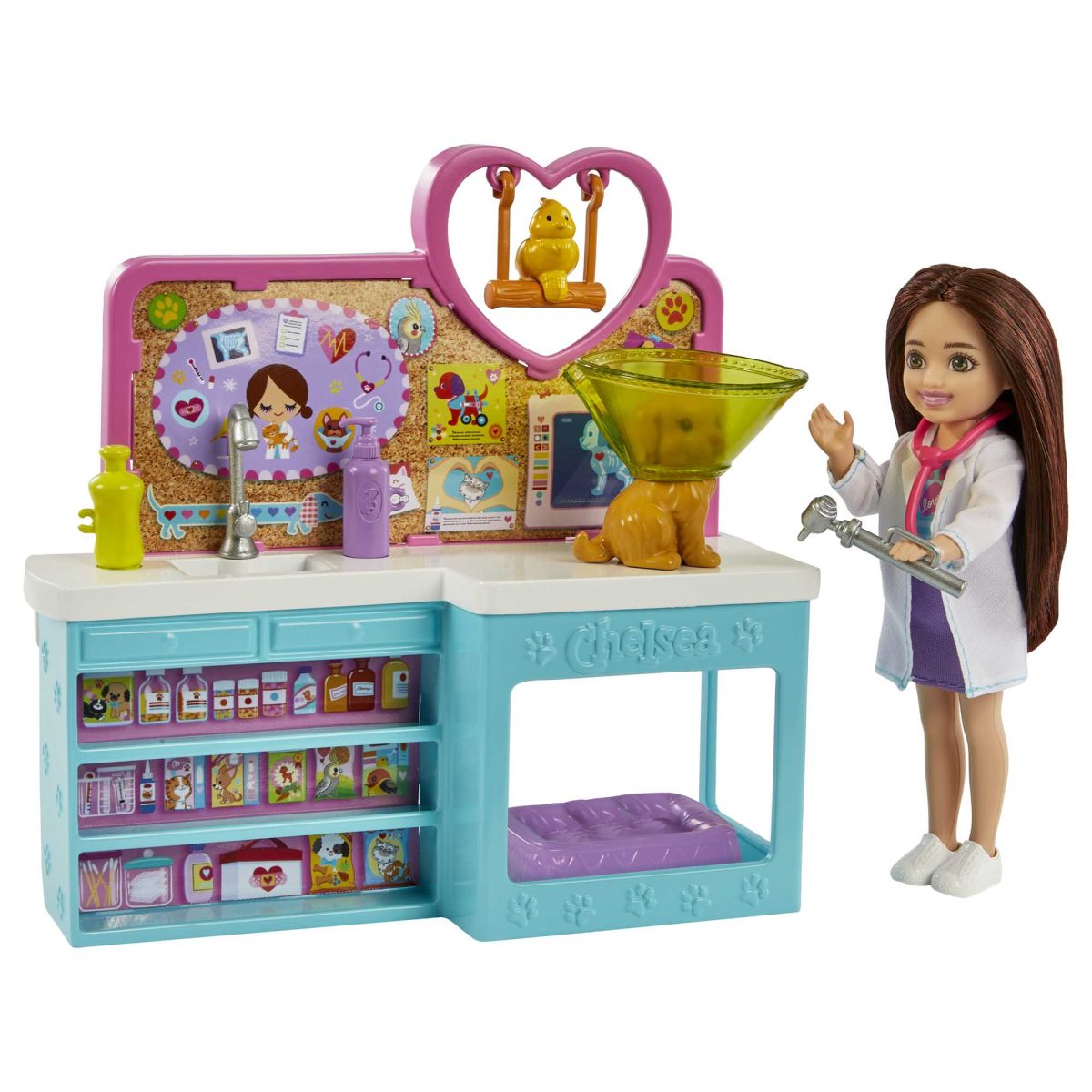 Barbie Chelsea - Set de vétérinaire amusante