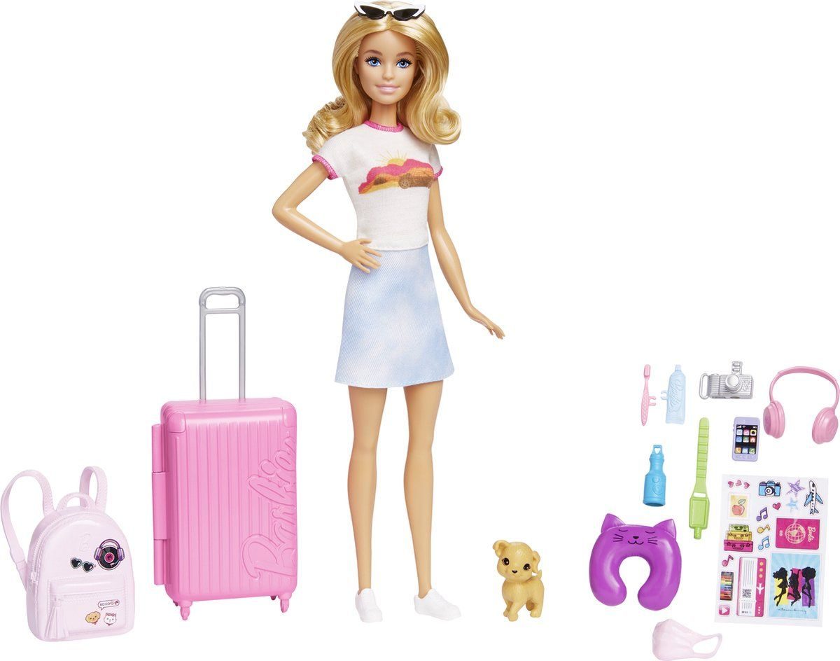Barbie Travel Refresh - Avontuurlijke Reis Barbie