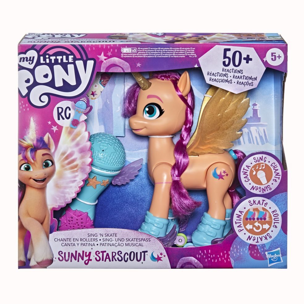 My Little Pony Zingende en Skatende Sunny Figurine
