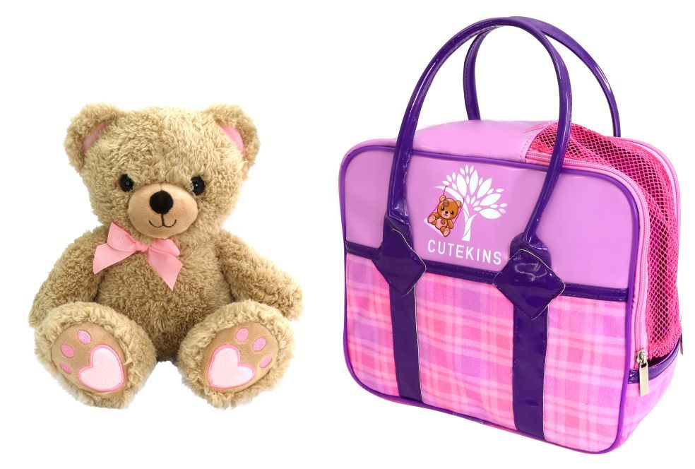 Ours Maeberry dans un sac - Douceur et Amusement